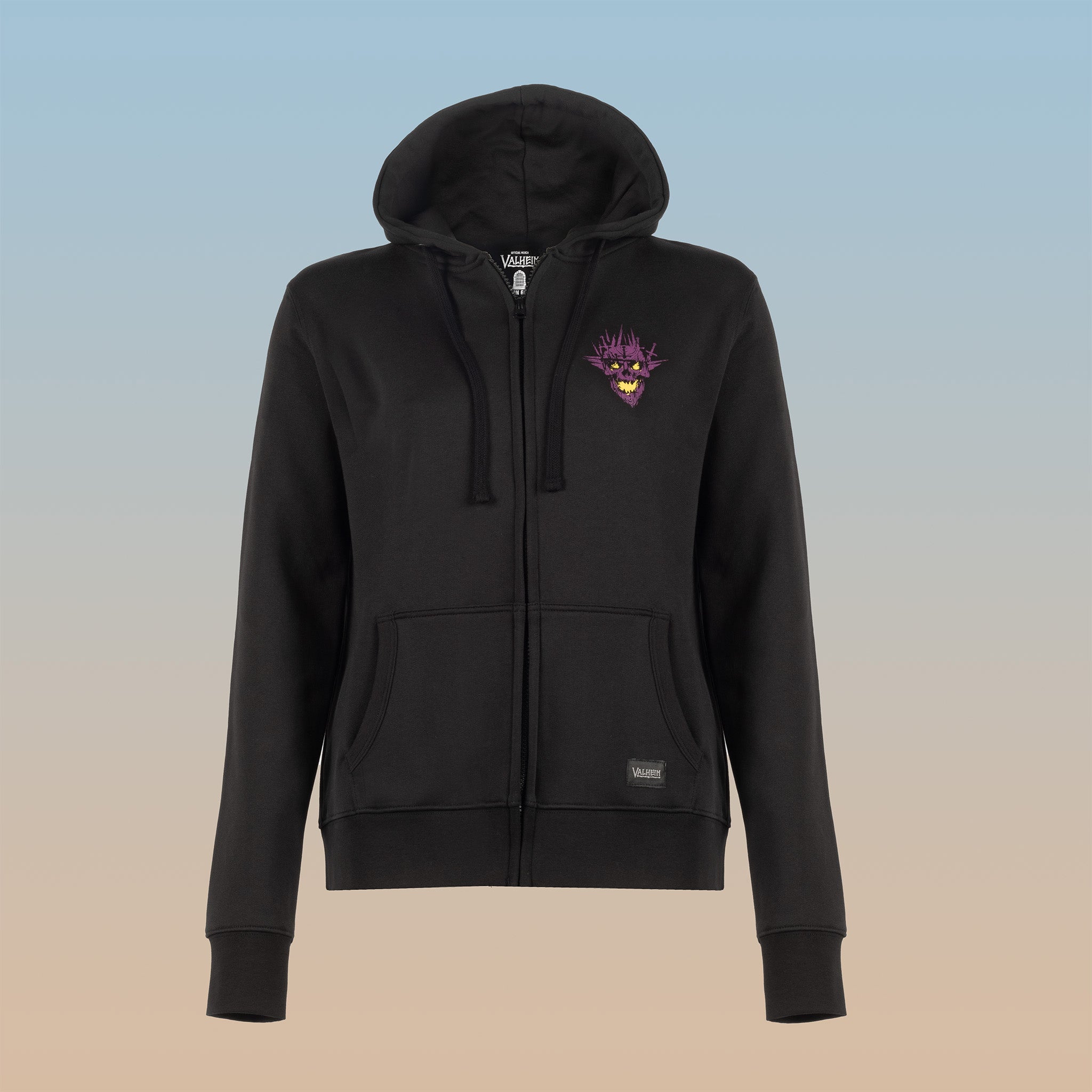 Yagluth, Women's Zip Hoodie, Black – Official Valheim Merch Store