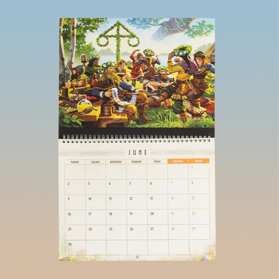 Valheim Wall Calendar 2025