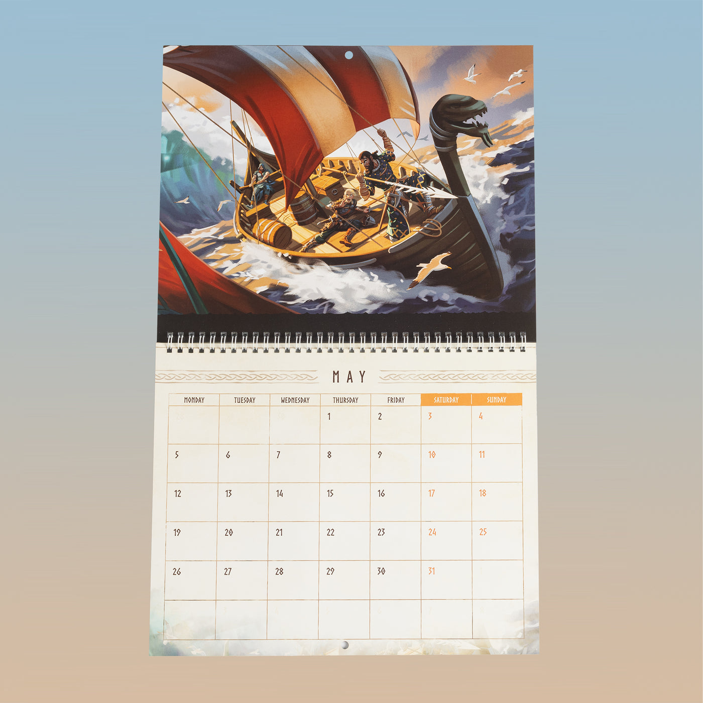 Valheim Wall Calendar 2025