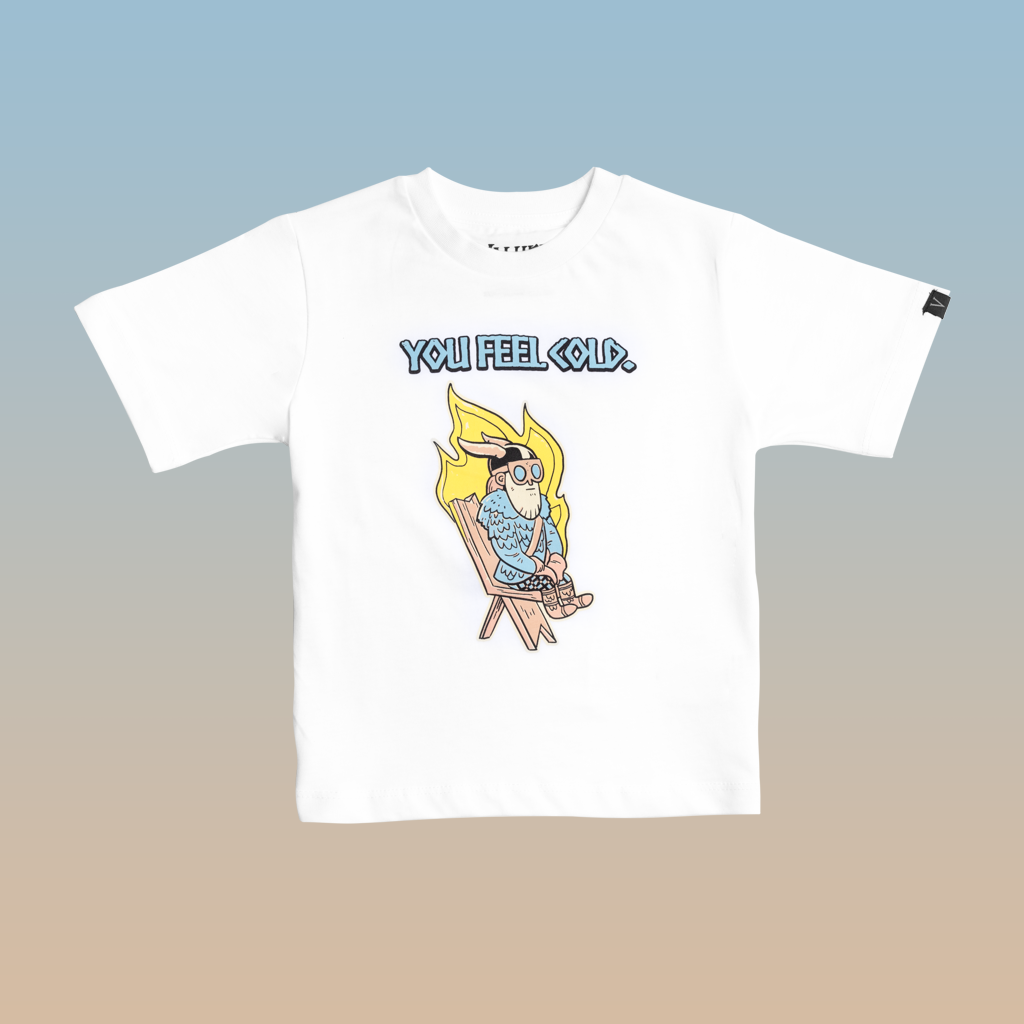 You Feel Cold, Kid's Tee, White