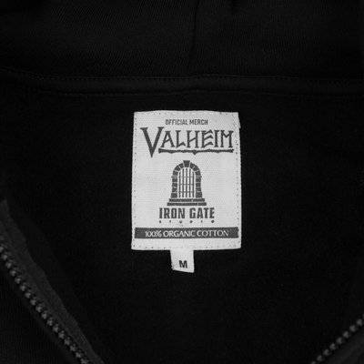 Valheim Emblem, Women's Hoodie, Black