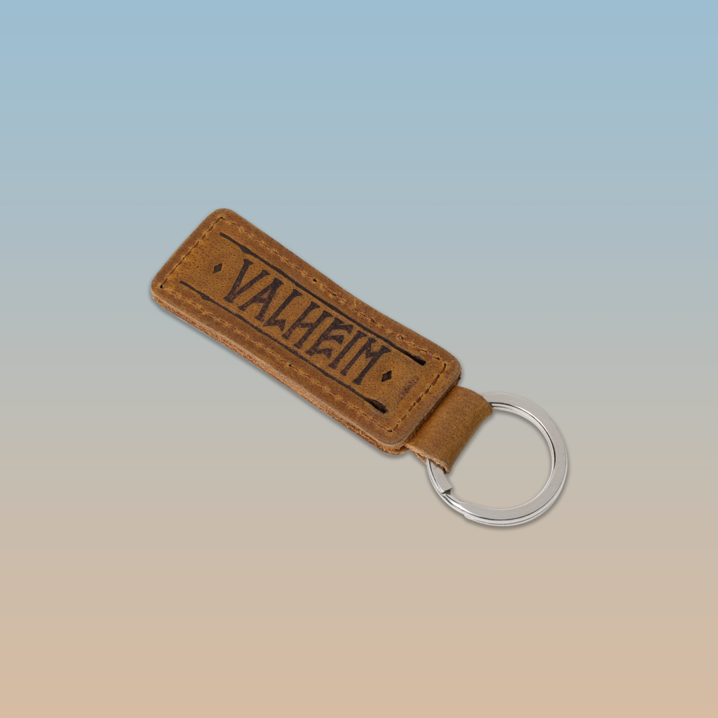 Valheim Leather Keychain